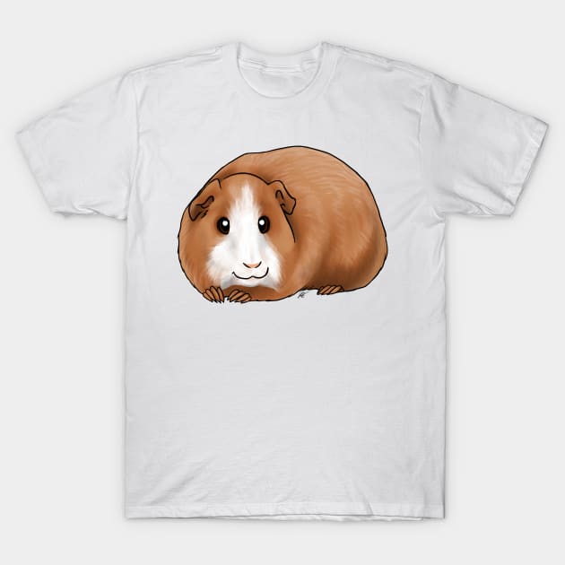 Small Mammals - American Guinea Pig - Broken Coat T-Shirt by Jen's Dogs Custom Gifts and Designs